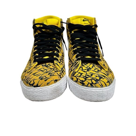 Nike Blazer SB Premium Neckface 603639 710 Tour Yellow/White-Black Size 9.5 - Picture 3 of 9